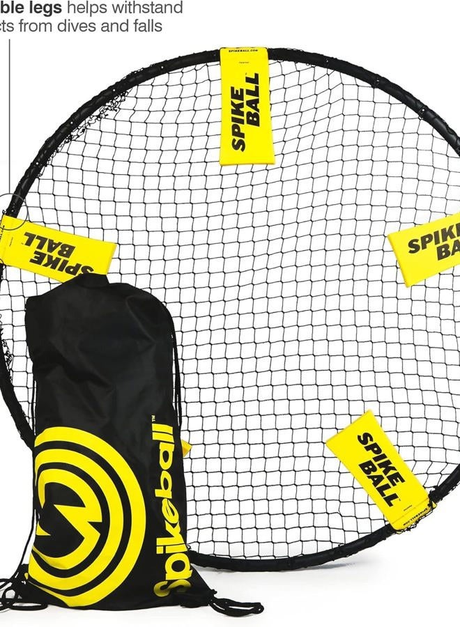 Spikeball طقم لعبة راؤن دنت الأصلي 3 كرات، يتضمن 3 كرات، شبكة، وحقيبة - Image 2
